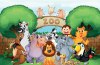 Рулонная штора для детской "ZOO"